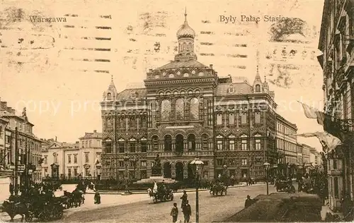 AK / Ansichtskarte Warszawa Palast Staica Warszawa