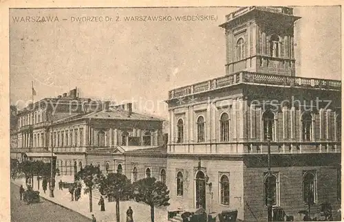 AK / Ansichtskarte Warszawa Dworzeg Dr Warszawsko Warszawa