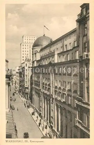AK / Ansichtskarte Warszawa Kreuzgasse Warszawa