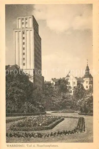 AK / Ansichtskarte Warszawa Napoleonplatz Warszawa
