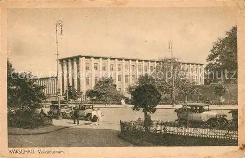 AK / Ansichtskarte Warschau_Masowien Volksmuseum Warschau Masowien