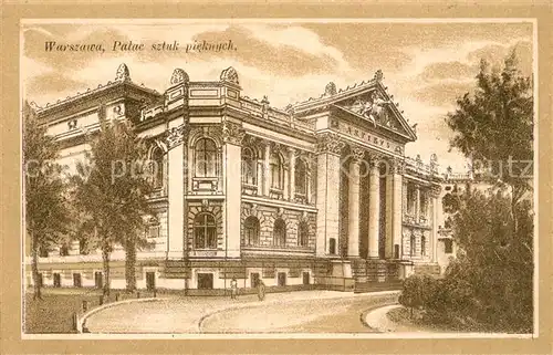 AK / Ansichtskarte Warszawa Galleriegebaeude Warszawa