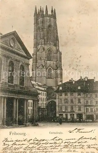 AK / Ansichtskarte Fribourg_FR Cattedrale Fribourg FR