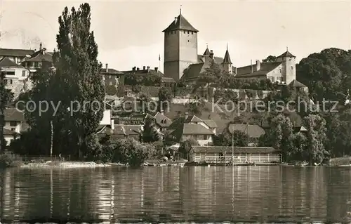 AK / Ansichtskarte Murten_Morat Schloss Murten Morat