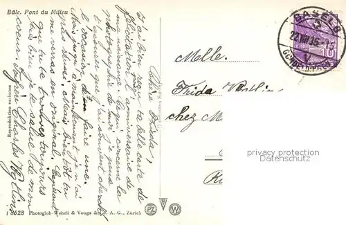 AK / Ansichtskarte Basel_BS Mittlere Rheinbruecke Faehre Basel_BS