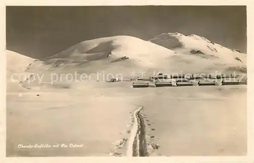 AK / Ansichtskarte Oberalp Passhoehe mit Piz Calmot Oberalp
