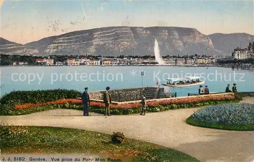 AK / Ansichtskarte Geneve_GE Vue prise du Parc Mon Repos Geneve_GE