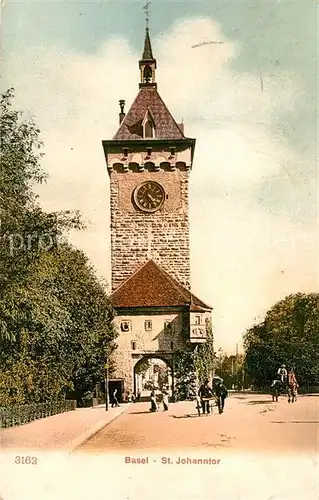 AK / Ansichtskarte Basel_BS St. Johanntor Basel_BS