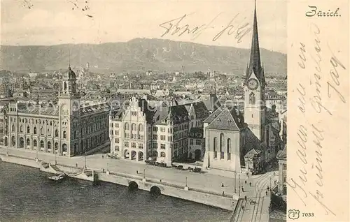 AK / Ansichtskarte Zuerich_ZH Kirche Zuerich_ZH