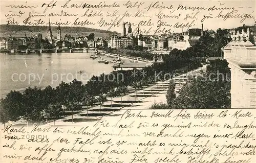 AK / Ansichtskarte Zuerich_ZH Utoquai Zuerich_ZH