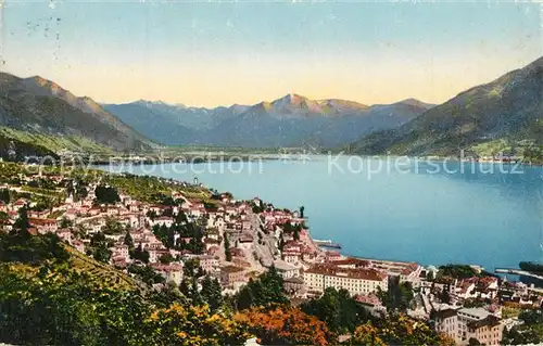 AK / Ansichtskarte Locarno_TI Seepartie Locarno_TI