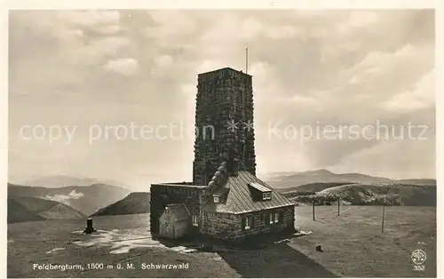 AK / Ansichtskarte Feldberg_Schwarzwald Aussichtsturm Feldberg Schwarzwald