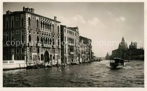 AK / Ansichtskarte Venezia_Venedig Canal Grande Chiesa della Salute Venezia Venedig
