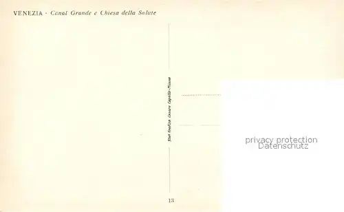 AK / Ansichtskarte Venezia_Venedig Canal Grande Chiesa della Salute Venezia Venedig