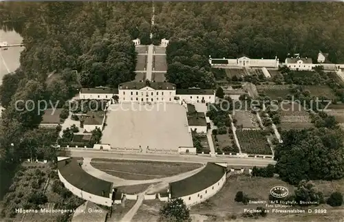 AK / Ansichtskarte Gimo Fliegeraufnahme Mdborgarskola Gimo
