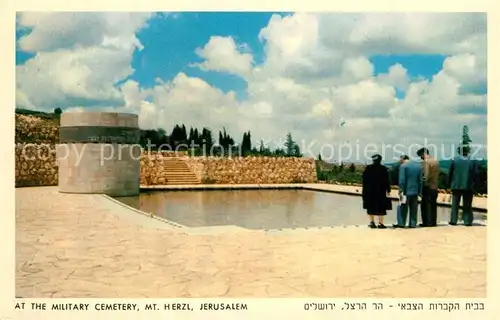 AK / Ansichtskarte Jerusalem_Yerushalayim Militaer Friedhof Jerusalem_Yerushalayim