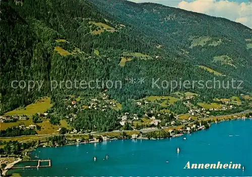 AK / Ansichtskarte Annenheim_Ossiacher_See Fliegeraufnahme Annenheim_Ossiacher_See