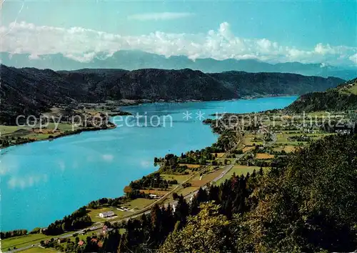 AK / Ansichtskarte Bodensdorf_Ossiacher_See Panorama Alpen Bodensdorf_Ossiacher_See