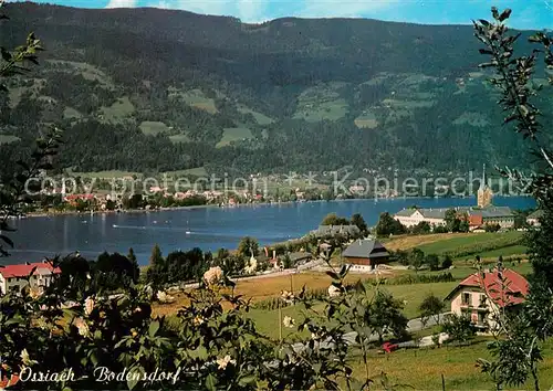 AK / Ansichtskarte Ossiach Panorama Blick ueber den See nach Bodensdorf Ossiach