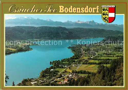 AK / Ansichtskarte Bodensdorf_Ossiacher_See Blick gegen Julische Alpen und Karawanken Bodensdorf_Ossiacher_See