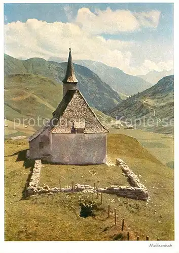 AK / Ansichtskarte Hochkrumbach Bergkapelle Alpen Hochkrumbach