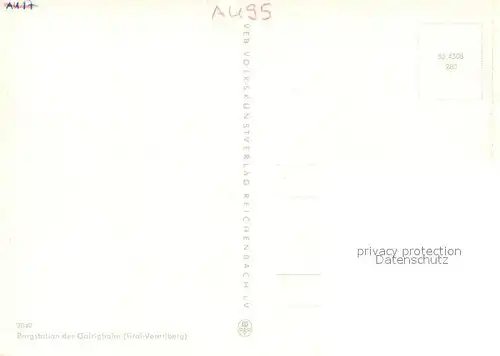 AK / Ansichtskarte Galzig Bergstation der Galzigbahn Alpenpanorama Galzig