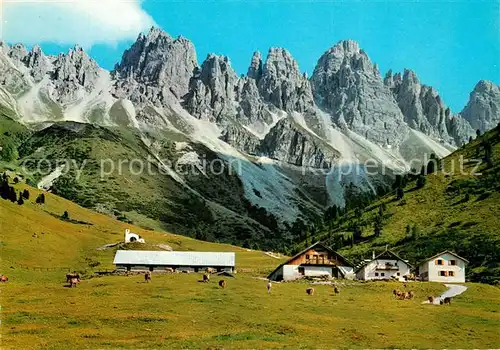 AK / Ansichtskarte Grinzens Kemater Alm gegen Kalkkoegel Stubaier Alpen Grinzens
