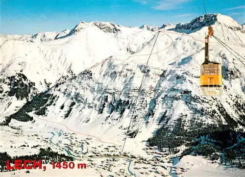 AK / Ansichtskarte Lech_Vorarlberg Ruefibahn Bergstation Alpen Lech Vorarlberg