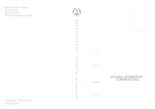 AK / Ansichtskarte Stuetzerbach Panorama Schlossberg Goethehaus Schwimmbad Auerhahnstrasse Stuetzerbach