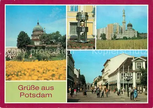 AK / Ansichtskarte Potsdam Freundschaftsinsel Nikolaikirche Institut fuer Lehrerbildung Spieluhr Wasserwerk von Sanssouci Klement Gottwald Strasse Potsdam