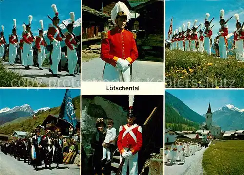 AK / Ansichtskarte Kippel Segensonntag im Loetschental Prozession Kippel