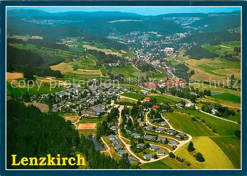 AK / Ansichtskarte Lenzkirch Kurort im Schwarzwald Fliegeraufnahme Lenzkirch