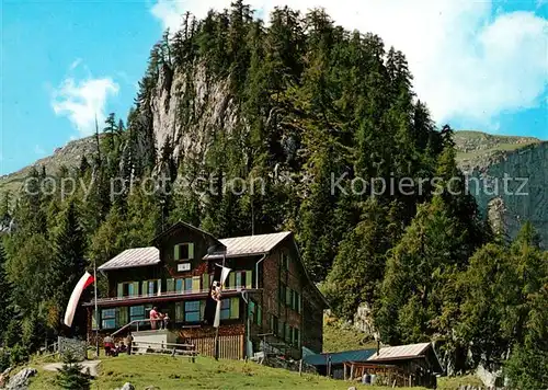 Bayreutherhuette Berghaus im Rofangebirge Bayreutherhuette