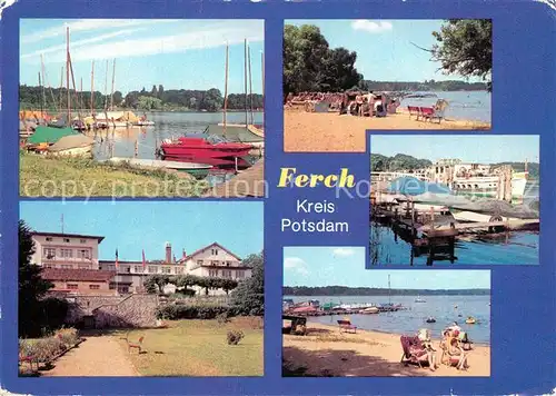 Ferch Seglerhafen Schwielowsee FDGB Erholungsheim Pierre Semard Strand Ferch