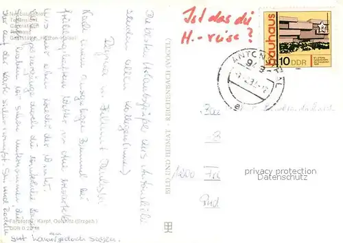 Aue_Sachsen Neubaugebiet Teilansicht Carolateich Rathaus Gaststaette Aue_Sachsen