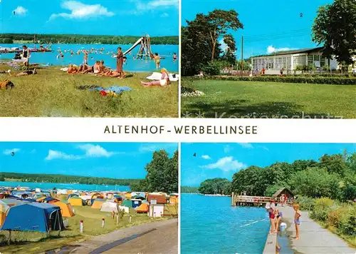 Altenhof_Werbellinsee Badestelle Suesser Winkel FDGB Erholungsheim Strandpavillon Campingplatz Altenhof Werbellinsee