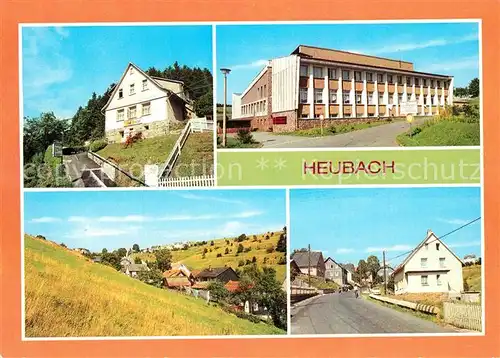 Heubach_Thueringen Cafe Heubach FDGB Erholungsheim Hermann Duncker Teilansicht Heubach Thueringen