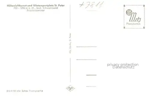 St_Peter_Schwarzwald Wallfahrtskirche Priesterseminar St_Peter_Schwarzwald