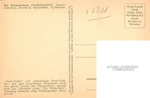 St_Maergen Der Kalvarienberg mit Kirche St_Maergen