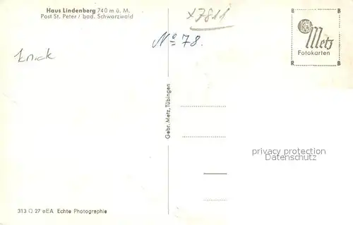 St_Peter_Schwarzwald Haus Lindenberg St_Peter_Schwarzwald