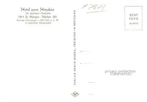 St_Maergen Hotel zum Hirschen St_Maergen