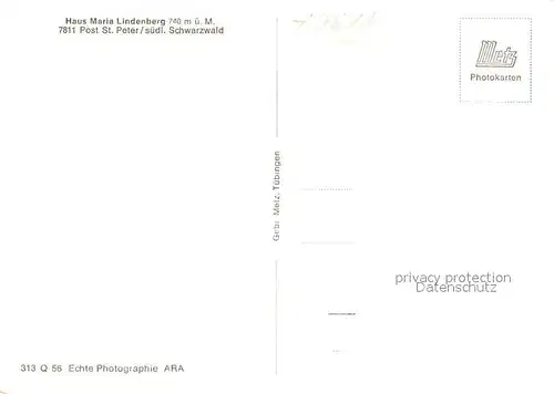 St_Peter_Schwarzwald Haus Maria Lindenberg Kirche Wegweiser St_Peter_Schwarzwald