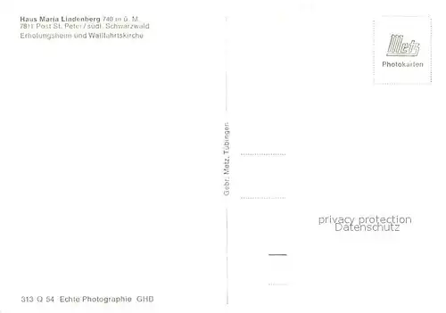 St_Peter_Schwarzwald Haus Maria Lindenberg St_Peter_Schwarzwald