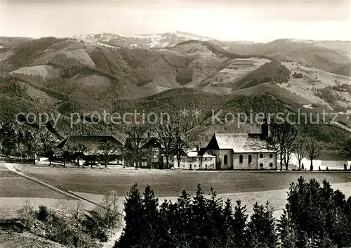 St_Peter_Schwarzwald Haus Maria Lindenberg Kirche Feldbergblick St_Peter_Schwarzwald