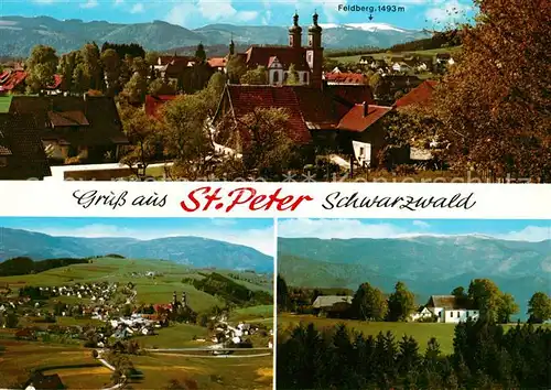 St_Peter_Schwarzwald Ortsansicht Panorama Haus Lindenberg St_Peter_Schwarzwald