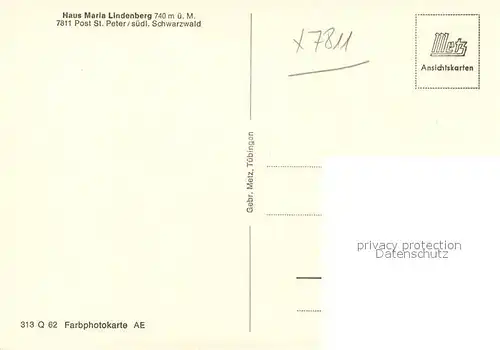 St_Peter_Schwarzwald Haus Maria Lindenberg St_Peter_Schwarzwald