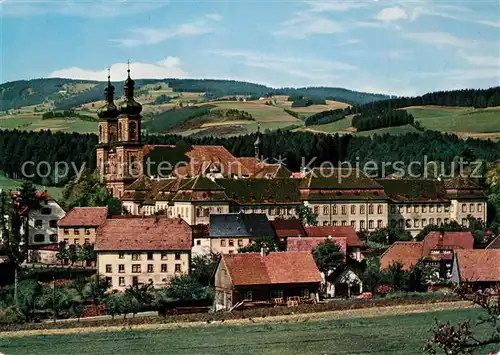 St_Peter_Schwarzwald Barockkirche mit Kandel St_Peter_Schwarzwald