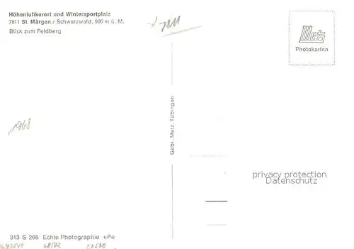 St_Maergen Barockkirche mit Feldbergblick St_Maergen