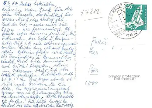 Bad_Krozingen Ev Kirche Panorama Kath Kirche Partie am Neumagen Schloss Kurhaus Bad_Krozingen