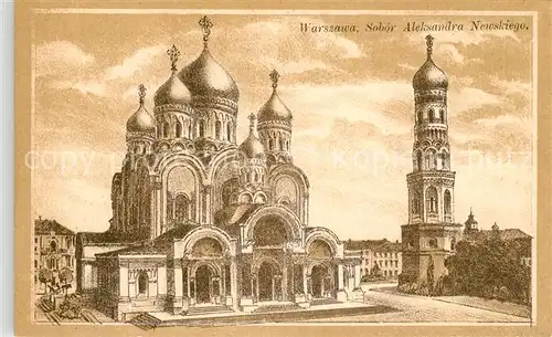 Warszawa Soboer Aleksandra Newskiego Warszawa